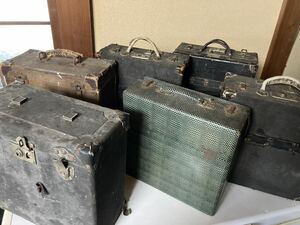 アンティーク ヴィンテージ レトロ 昭和レトロ インテリア 古道具 レコードケース 収納 レコード　箱　木箱　