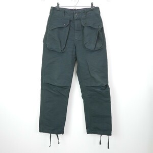 ENGINEERED GARMENTS エンジニアドガーメンツ Norwegian Pant Flat Twill コットン ツイル カーゴパンツ ノルウェー 軍パン BLACK S