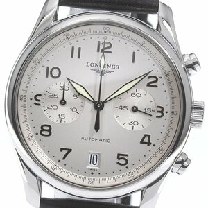 ロンジン LONGINES L2.629.4 マスターコレクション クロノグラフ デイト 自動巻き メンズ 良品 _784643