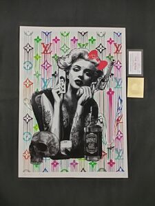 世界限定100枚 DEATH NYC B21 アートポスター マリリンモンロー Marilyn アンディウォーホル Banksy ポップカルチャー 現代アート
