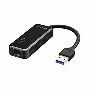 BUFFALO 有線LANアダプター LUA4-U3-AGTE-NBK ブラック Giga USB3.0対応 簡易パッケージ 日本メーカー 【N
