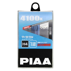 PIAA(ピア) バイク ヘッドライト球 MB116 H6M 12V25/25W 4100K