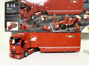 LEGO 75913 F14 T & スクーデリア・フェラーリ トラック SPEED CHAMPIONS　箱、説明書付属