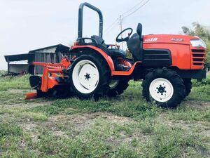 ■クボタトラクター■KUBOTA■KB 18 KingBull■18馬力 ■逆転PTO■使用時間 275Ｈ■クボタロータリー型式:RSP135K■美品■