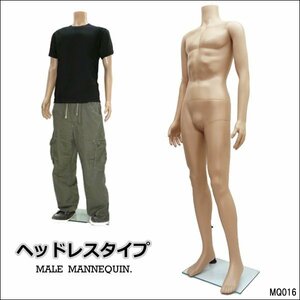 メンズ ヘッドレスマネキン [肌色２] 軽量 丸洗い 分解可 男性 マネキン/18