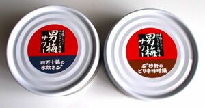 2個セット 男梅サワー おつまみ缶詰　非売品　四万十鶏　砂肝　鳥　サッポロビール ポイント消化