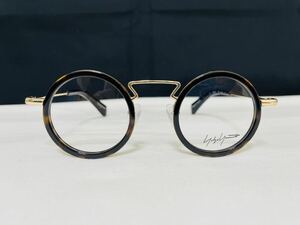 Yohji Yamamoto ヨウジ ヤマモト メガネフレーム YY1003 127 未使用 美品 伊達眼鏡 サングラス ラウンド 人気フレーム 鼈甲柄