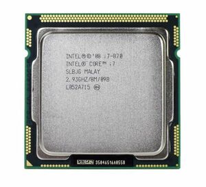 Intel Core i7-870 SLBJG 4C 2.93GHz 8MB 95W LGA1156 BV80605001905AI
