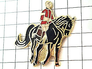 ピンバッジ・カナダの騎馬警察ポリス乗馬◆フランス限定ピンズ◆レアなヴィンテージものピンバッチ