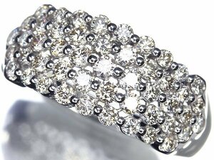 KR11643T【1円～】新品【RK宝石】《Diamond》豪華絢爛!! 極上ダイヤモンド 総計1.00ct!! Pt950 高級リング ダイヤ