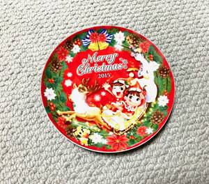 ペコちゃんクリスマスプレート 飾り皿　不二家　ポコちゃん　2015　非売品　ノベルティ