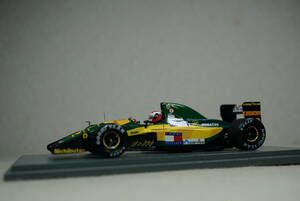 1/43 ハーバート フランス spark Lotus 107 Ford #11 Herbert 1992 French GP 6th ロータス フォード F1 HB 