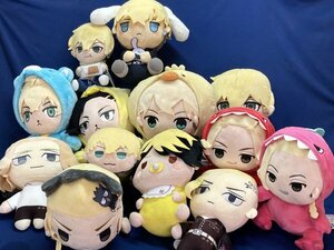 中古ジャンク　東京リベンジャーズ ぬいぐるみ　まとめ売り　サンリオ /ちびキャラ 恐竜 / ベイビー / ちびかわベアー他