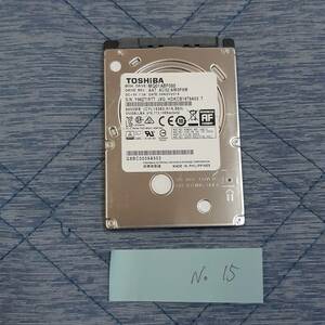 No.15【動作保証】正常判定★2019年製★HDD 500GB★SATA 2.5インチ★7ミリ厚★東芝 MQ01ABF050★使用2077時間