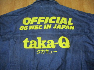TAKA-Q・タカQ　WEC・富士スピードウェイ　チーム・スタッフ　Gジャン・ジャケット　サイズL　未使用　デッドストック　ニスモ・スーパーGT
