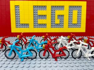 ☆自転車☆ レゴ 乗り物 大量10個 二輪車 バイク サイクリング LEGO シティ フレンズ クリエイター　B31405