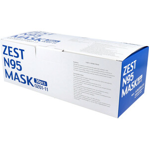 ゼスト N95マスク 個包装 ホワイト OZ01-11 30枚 /k