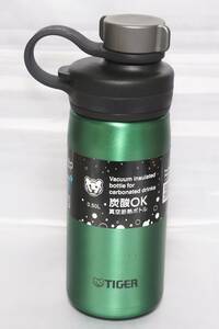 ■TIGER 真空断熱炭酸ボトル 500ml MTA-T050-GE Emerald ステンレスボトル 0.5L エメラルド タイガー魔法瓶 保冷専用ボトル