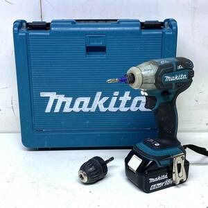 R♪ makita マキタ 充電式 ソフトインパクトドライバ TS141D 本体/バッテリー1個/ケース付き 動作確認済み 電動工具 DIY