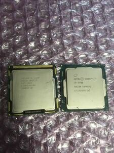 インテル i7-7700、i5-650 2個セット
