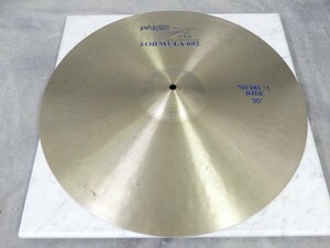 ☆ PAISTE パイステ FORMULA 602 ライドシンバル MEDIUM RIDE 20インチ ☆中古☆