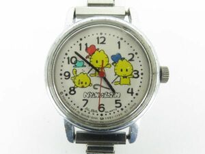 SEIKO セイコー ALBA アルバ　腕時計　クォーツ　Y481-0110　にゃんころりん　白文字盤　お洒落　シルバーカラー　H28