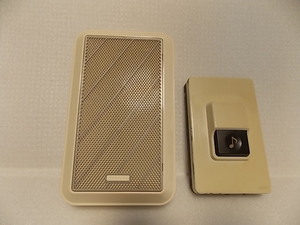 パナソニック(Panasonic) 乾電池式チャイム　EB157KP サインペット/ニューピンポン 押しボタン付き　中古美品