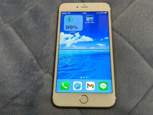 iPhone6s plus 128GB gold ヒビあり