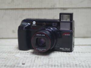 M10225 MINOLTA ミノルタ MAC-TELE QUARTZ DATE カメラ コレクターより 汚れ有り 動作未チェック サイズ60 0601