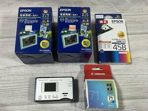 EPSON エプソン Canon キャノン Panasonic パナソニック 写真用紙 ロール 光沢 インク 45B 71 3色カラー SD モバイルプリンター 4909