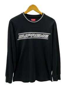 Supreme (シュプリーム) Bevel L/S TOP 2018SS 長袖Tシャツ ロンT S ブラック メンズ/078