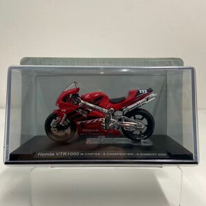 デアゴスティーニ チャンピオンバイクコレクション 1/24 HONDA VTR1000 #111 2000 ホンダ MOTOGP ミニカー