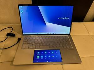 ASUS ZenBook13 モバイル２画面ノート UX334F 13インチ　第10世代　i5-10210U@1.6GHz　 4コア/8GB/SSD512G