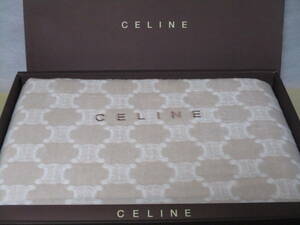 CELINE セリーヌ 綿毛布 コットンブランケット マカダム