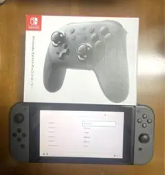 編集中Nintendo Switch 中古本体　と　プロコン新品のセット