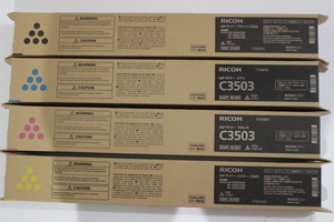 リコーMP PトナーC3503 4色セット（BK/C/M/Y）② 純正品 未使用