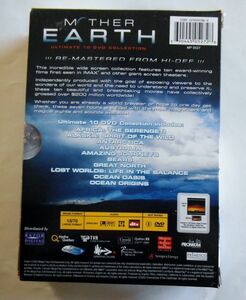 DV5/輸入盤中古DVD☆「ＭＯＴＨＥＲ　ＥＡＲＴＨ」全5巻DVD10枚セット☆自然ドキュメント☆カラー映像☆日本のプレイヤーで再生できます