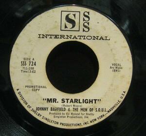 JOHNNY BARFIELD & THE MEN OF S.O.U.L MR STARLIGHT＊7[D304]
