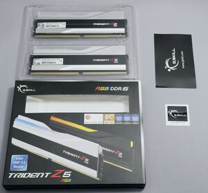 G.SKILL Trident Z5 RGB　DDR5-6000 CL40 XMP　16GB×2枚 計32GB