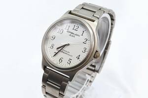 【W137-7】動作品 電池交換済 SEIKO ALBA EPSILON TITANIUM セイコー アルバ イプシロン チタニウム 腕時計 V721-7A10 メンズ