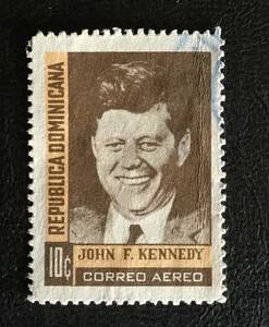 ドミニカ共和国 のケネディー 切手1964-11-22発行 John Fitzgerald Kennedy (1917-1963)