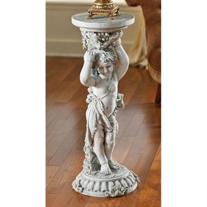 スーラヴィーニュ（葡萄の蔓の下のケルビム智天使）彫刻台座 彫像/ サイドテーブル プランター 貴賓室（輸入品