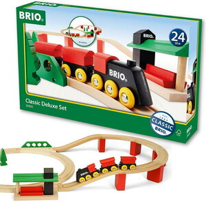 クラシックDXレールセット　33424　木製 おもちゃ ブリオ BRIO　送料無料 新品