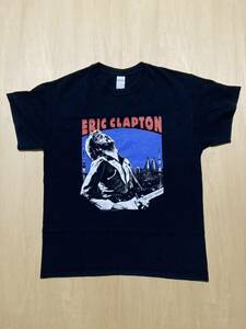 【美品】ERIC CLAPTON エリック クラプトン LIVE at BUDOKAN 2019 JAPAN Web限定Tシャツ Lサイズ 黒 ブラック【限定品】