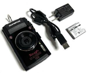 ☆送料無料 美品 OLYMPUS オリンパス デジタルカメラ STYLUS TG-4 Tough ブラック 1600万画素