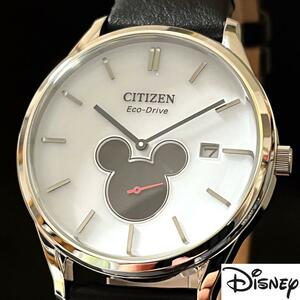 【Disney】展示品/ミッキーマウス/ディズニー/CITIZEN/メンズ.レディース腕時計/プレゼントに/男性.女性用/お洒落/Mickey/ブラック色/希少