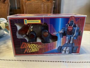 Transformers Slag KO Vintage Dinosaur Robo 1 Triceratops 海外 即決