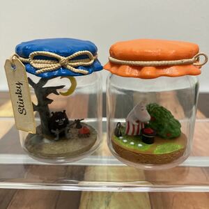 ムーミン ジャムボトル テラリウムセット　MOOMIN moomin bottle terrarium 2セット　スティンキー　STINKY