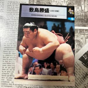 1997BBM 22 敷島　勝盛　相撲カード