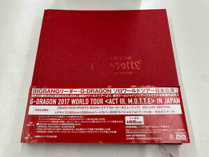 DVD G-DRAGON 2017 WORLD TOUR IN JAPAN(初回生産限定版)